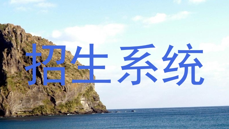 招生系统
