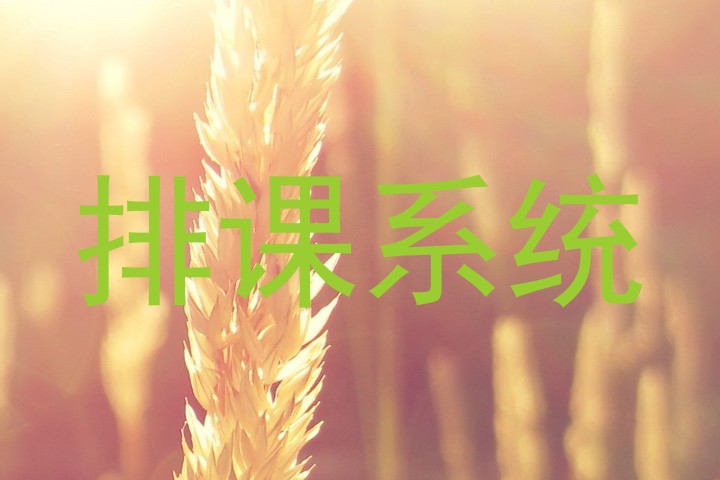 排课系统