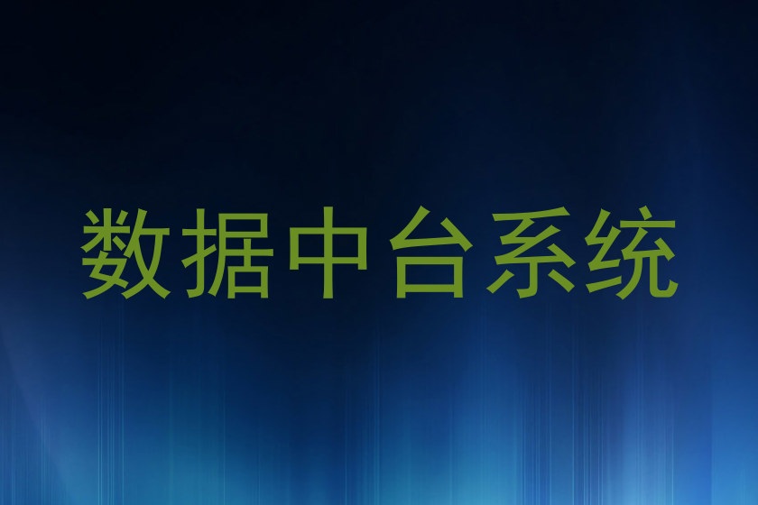 数据中台系统