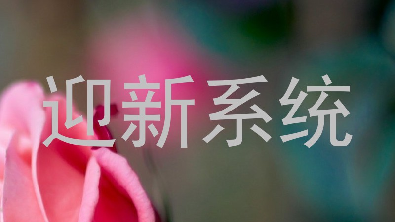 迎新系统