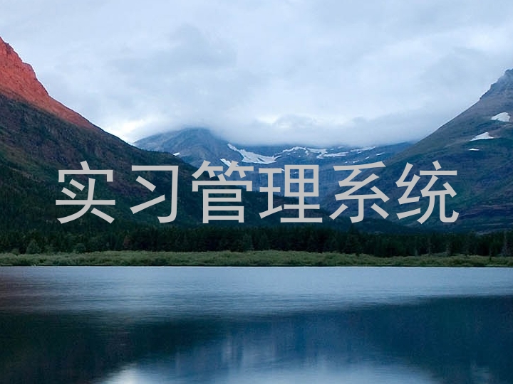 实习管理系统