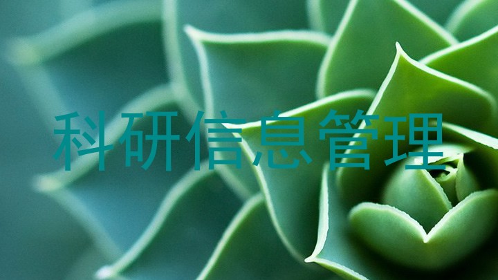 科研信息管理