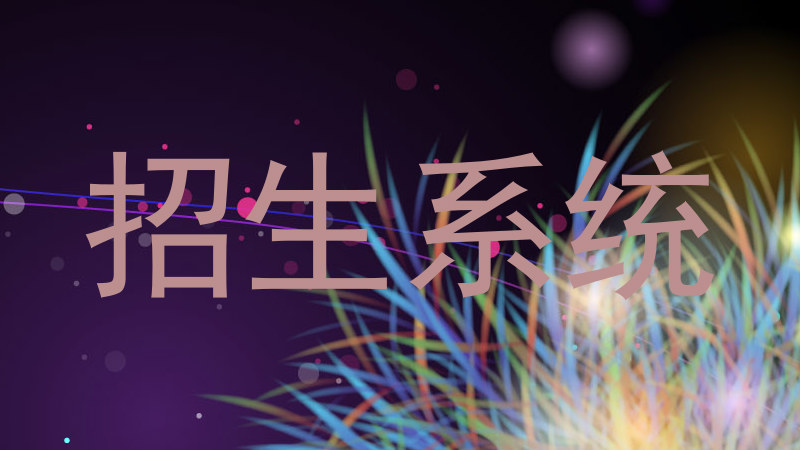 招生系统