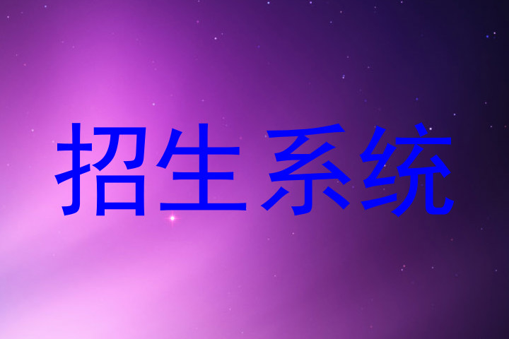 招生系统