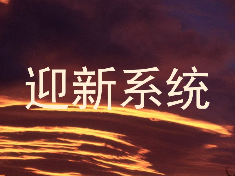迎新系统