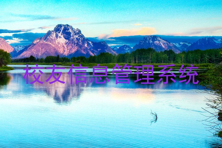 校友信息管理系统