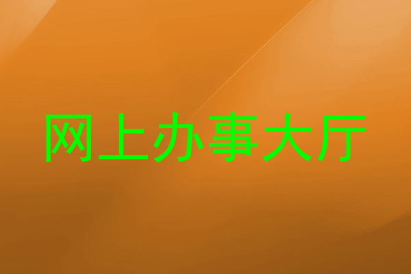 网上办事大厅