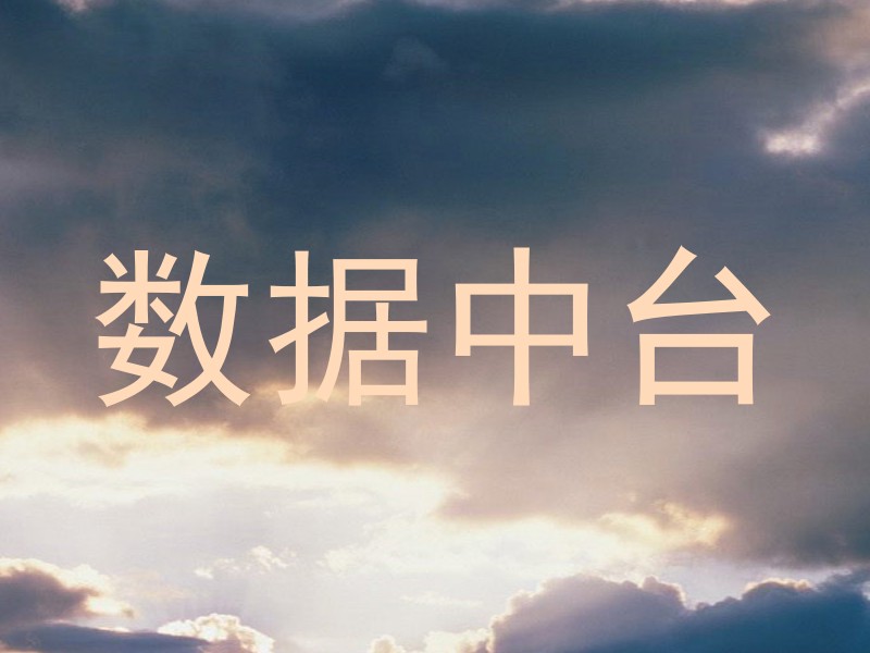 数据中台