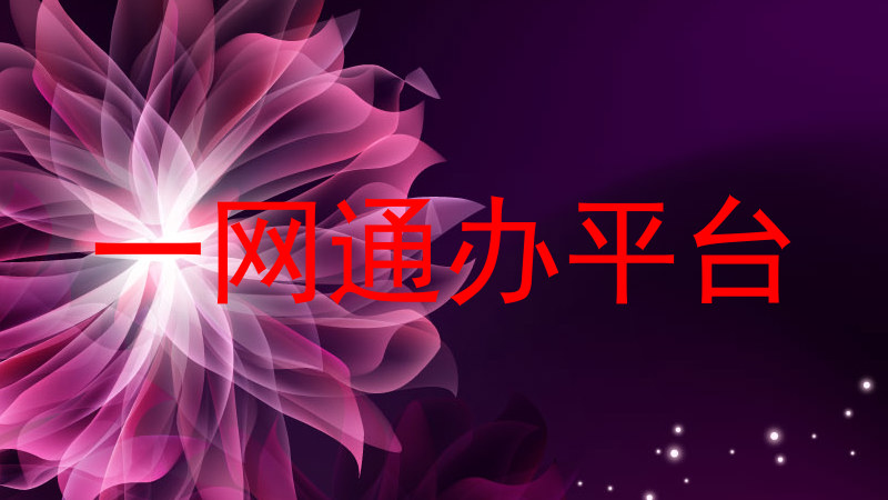 一网通办平台