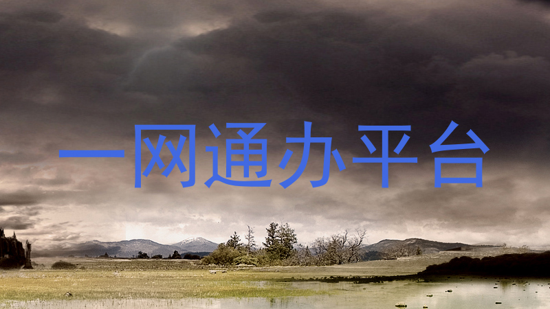 一网通办平台