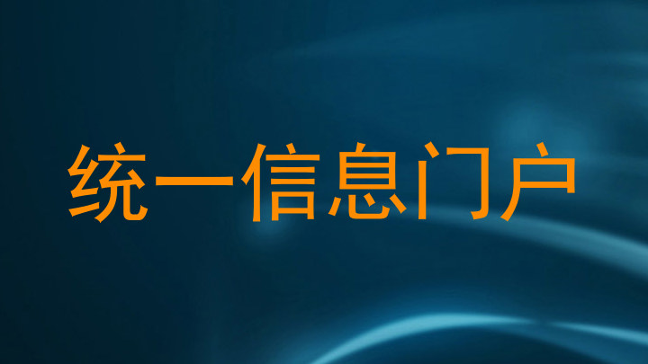 统一信息门户