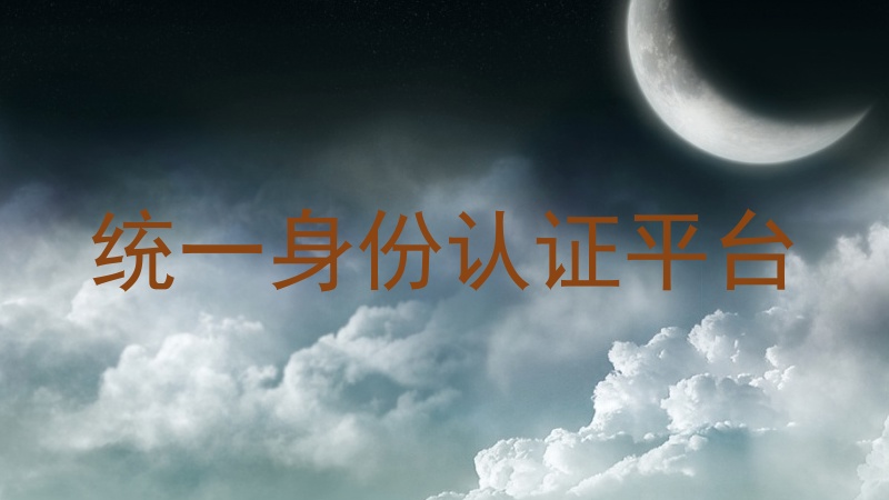 统一身份认证平台