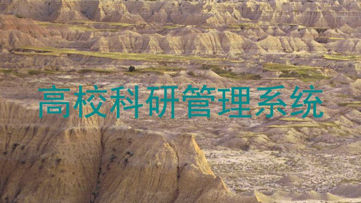 高校科研管理系统