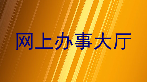 网上办事大厅