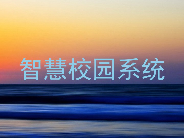 智慧校园系统