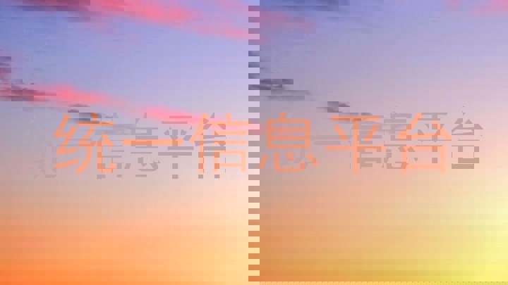 统一信息平台