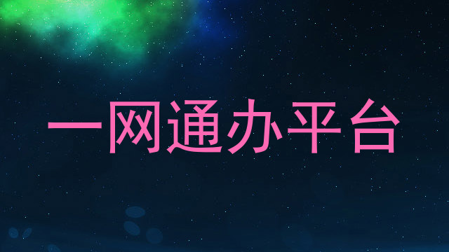 一网通办平台