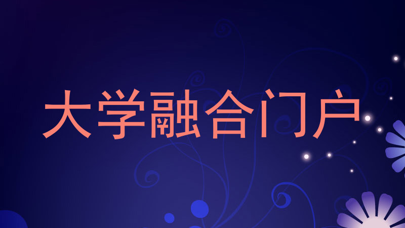 大学融合门户