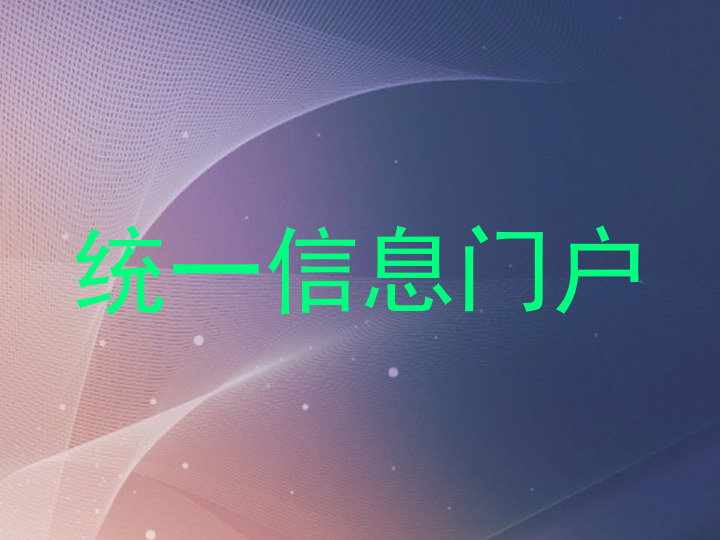 统一信息门户