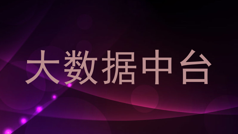 大数据中台