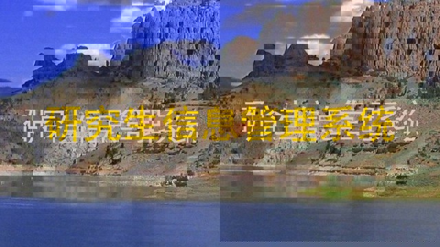 研究生信息管理系统