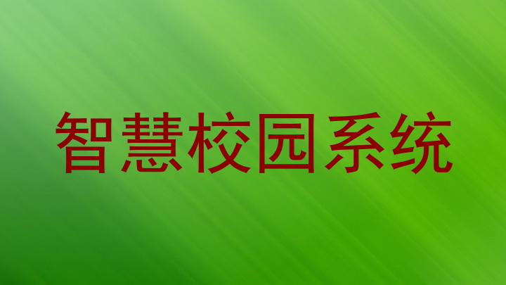 智慧校园系统