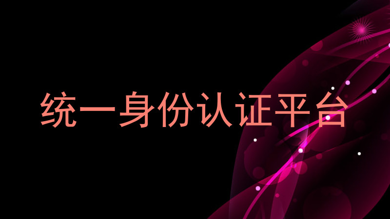 统一身份认证平台