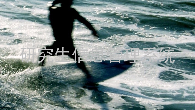 研究生信息管理系统