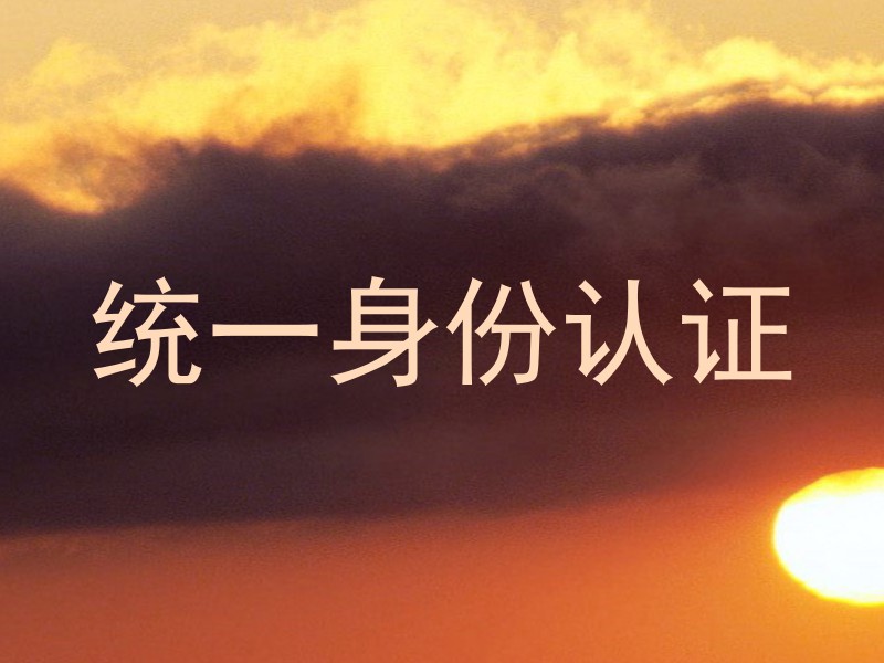 统一身份认证