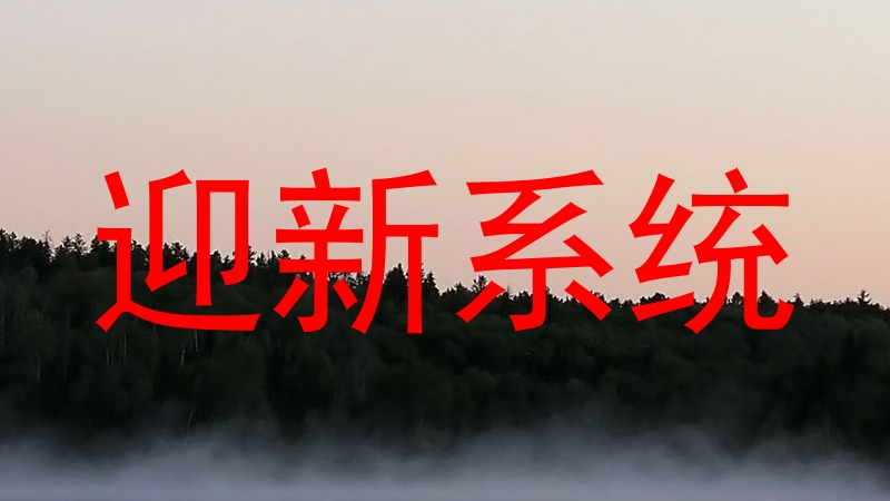 迎新系统
