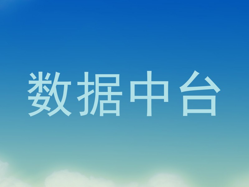 数据中台