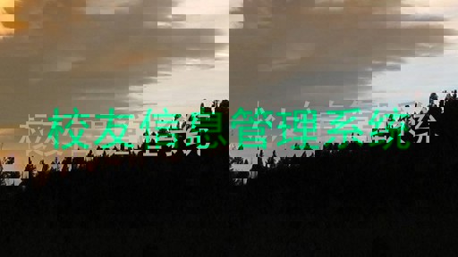 校友信息管理系统
