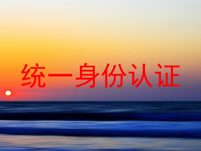 统一身份认证
