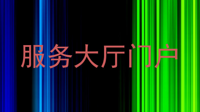 服务大厅门户