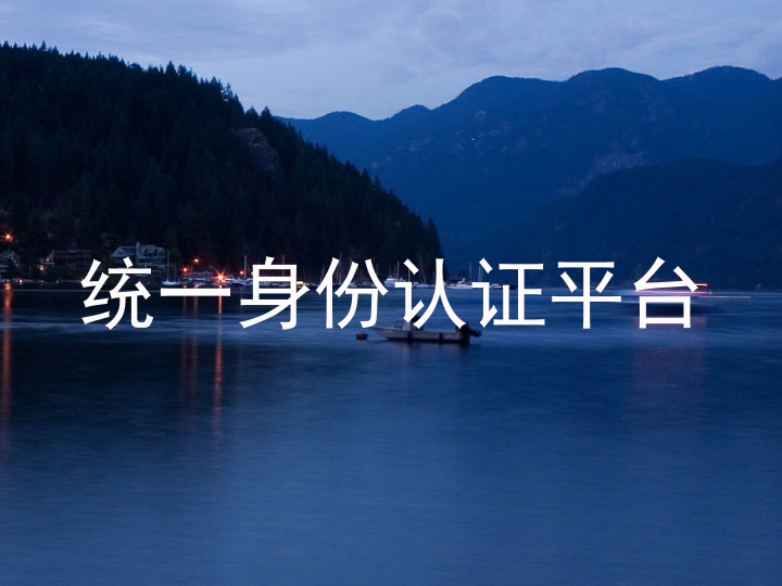 统一身份认证平台