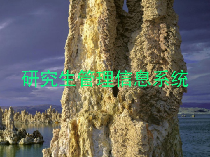 研究生管理信息系统