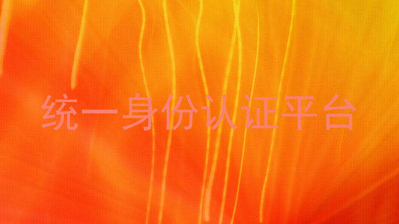 统一身份认证平台
