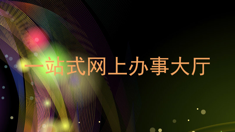 一站式网上办事大厅