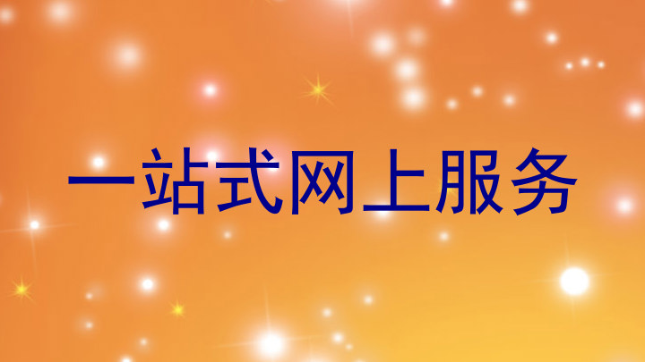 一站式网上服务