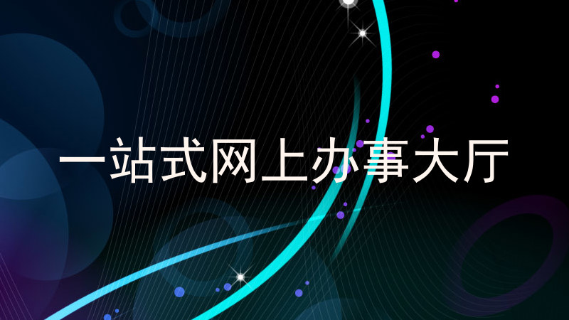 一站式网上办事大厅