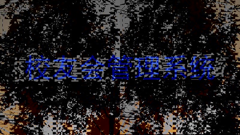校友会管理系统