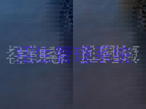 招生管理系统