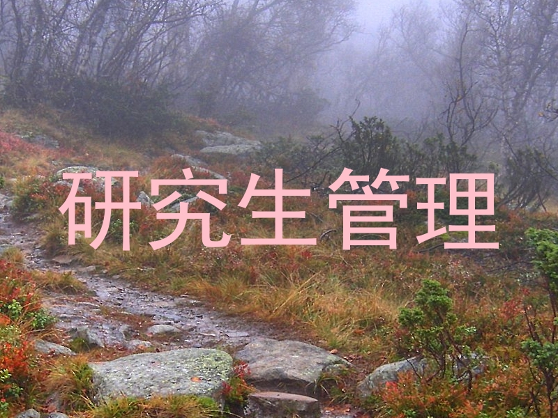 研究生管理