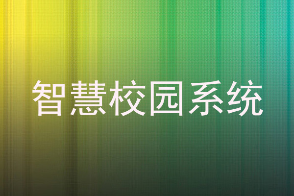 智慧校园系统