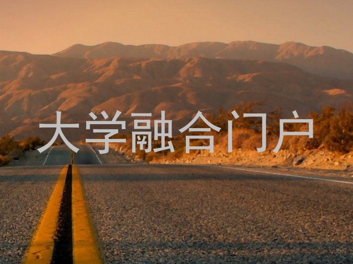 大学融合门户