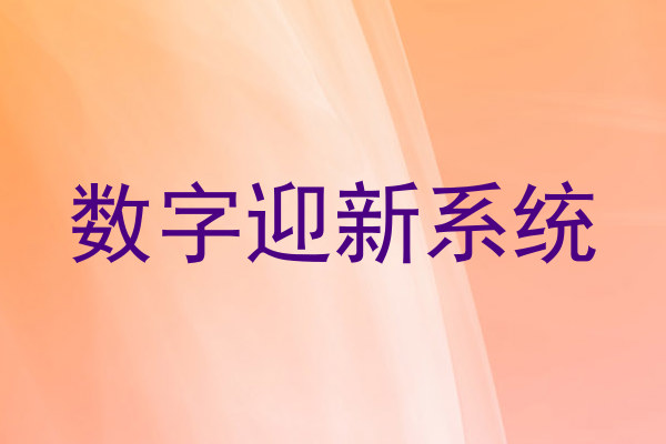 数字迎新系统