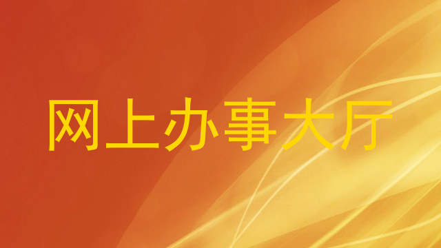 网上办事大厅