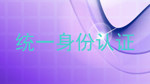 统一身份认证