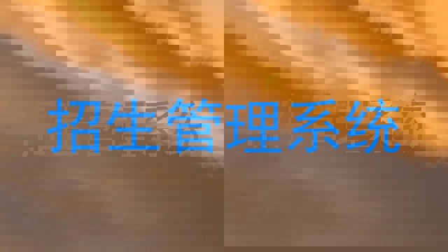 招生管理系统