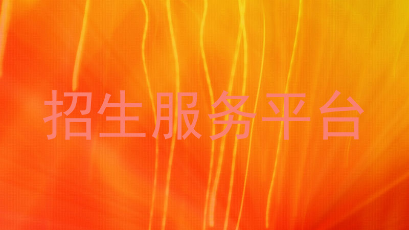 招生服务平台